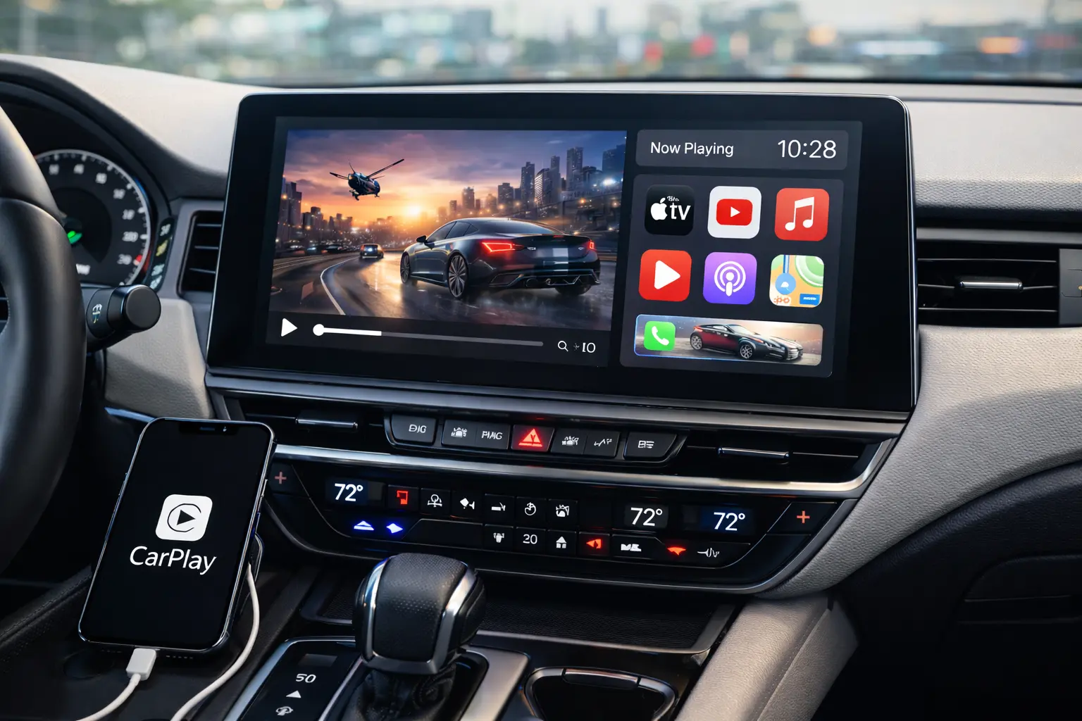 Apple CarPlay will allow you to watch videos in the car's multimedia system after its next update